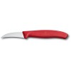 Μαχαίρι παπαγαλάκι ανοξείδωτο, 6 εκατ. κόκκινη λαβή Swiss Classic