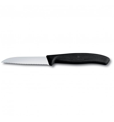 Μαχαίρι κουζίνας 8 εκατ., ίσιο, οδοντωτό, κόκκινη λαβή Swiss Classic