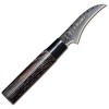 Tojiro Shippu Black damascus turning knife 7 cm