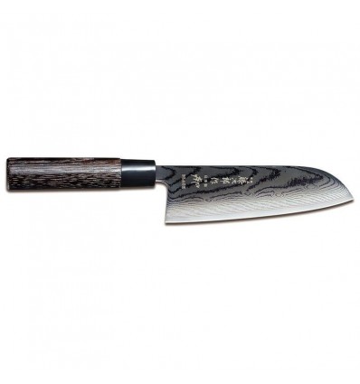 Tojiro Shippu Black damascus santoku 17 cm