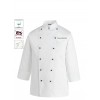 Shirts chef's White Ego Chef TOP embroider your name