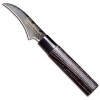 Μαχαίρι παπαγαλάκι 7 εκατ. από δαμασκηνό ατσάλι με λαβή καστανιάς Shippu Black