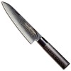 Μαχαίρι σεφ 18 εκατ. από δαμασκηνό ατσάλι με λαβή καστανιάς Shippu Black
