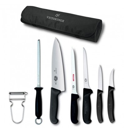 Knives for chef set 7 pcs and carrying case Offer ideal for students
