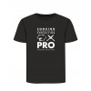 T-SHIRT ΜΑΥΡΟ UNISEX με τύπωμα το Logo της σχολής CWC PRO